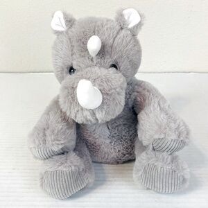 Aroma Home Grey Rhino Hot Hugs Plush 10”